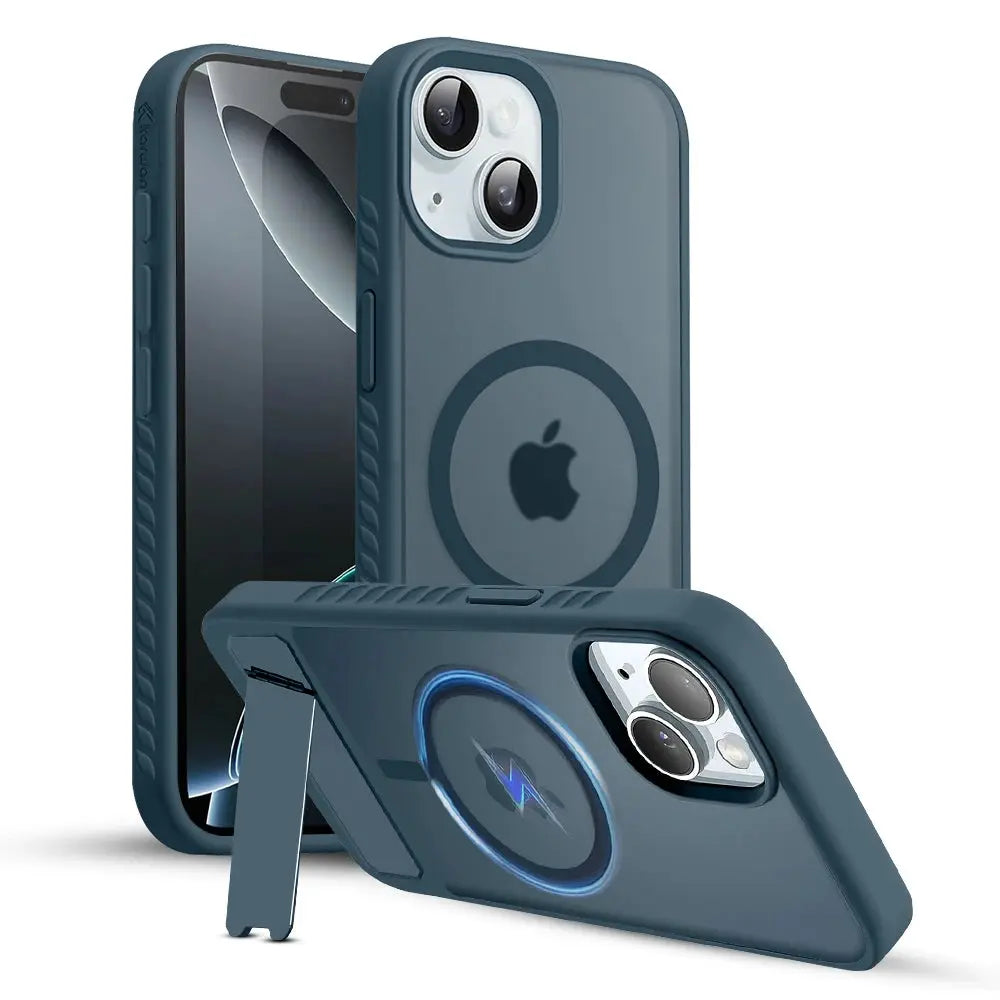 Karwan ShieldX MagSafe Kickstand Case – Ultimate Protection For iPhone 15 Plus - Premium Case Cover by Karwan