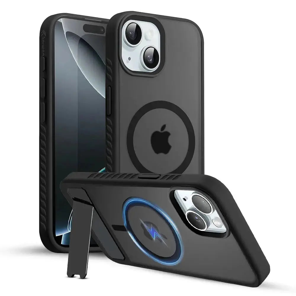 Karwan ShieldX MagSafe Kickstand Case – Ultimate Protection For iPhone 15 Plus - Premium Case Cover by Karwan