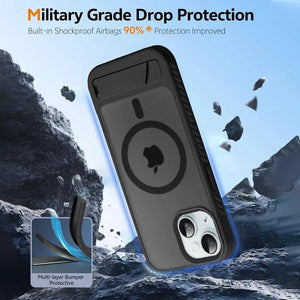 Karwan ShieldX MagSafe Kickstand Case – Ultimate Protection For iPhone 15 Plus - Premium Case Cover by Karwan