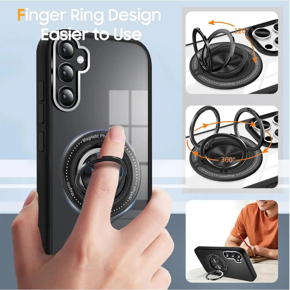 Karwan Orbit 360° Magsafe Ring Stand Case for Samsung A35 - Premium Case Cover by Karwan