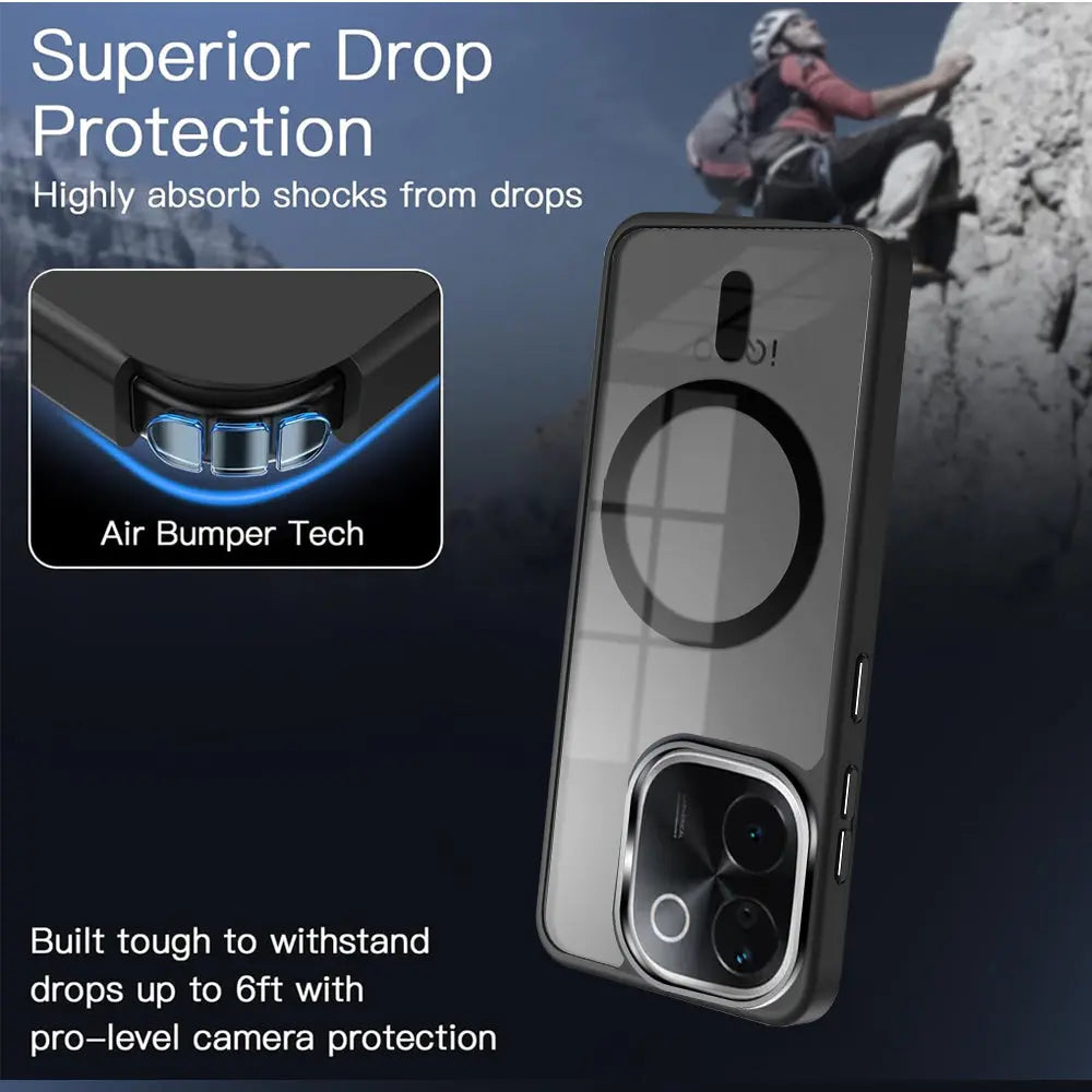 Karwan Hylucent AeroMag MagSafe Case For IQOO Z9S PRO 5G |Durable & Drop-Resistant Karwan