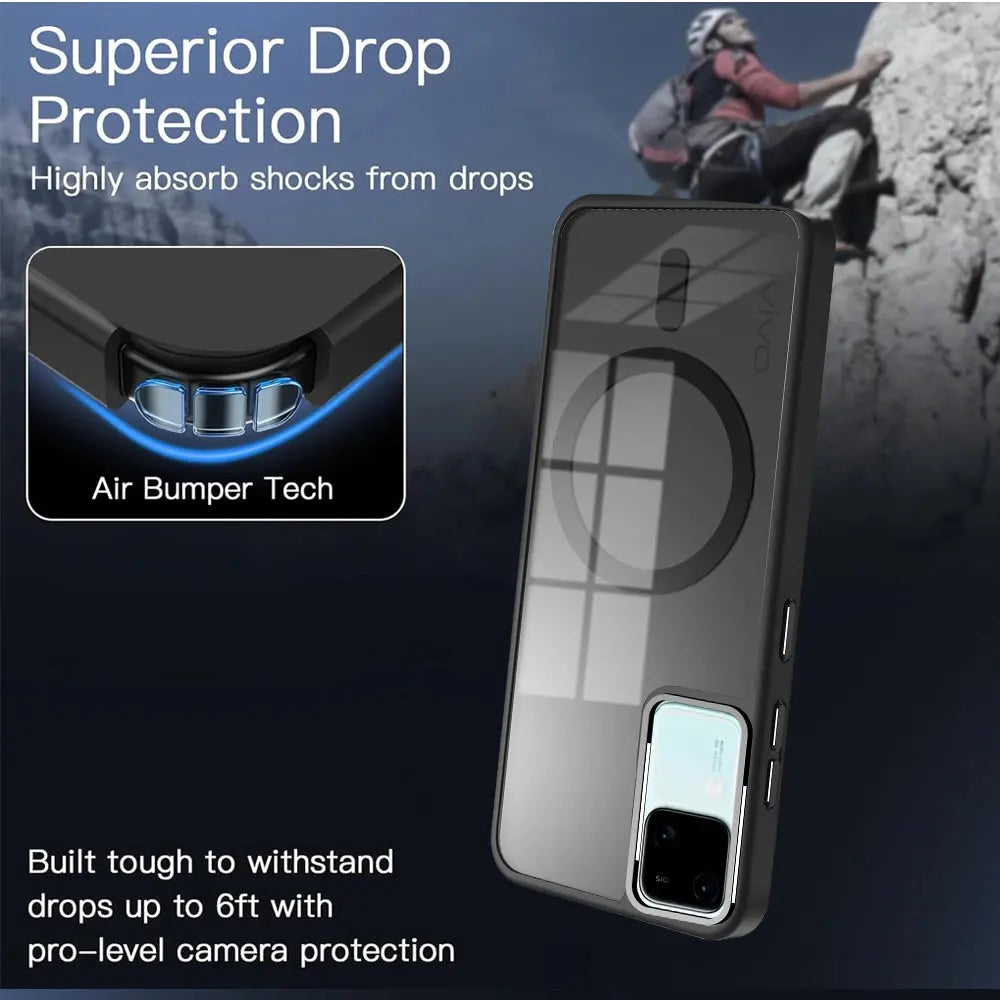 Karwan Hylucent AeroMag MagSafe Case For Vivo V30 | Durable & Drop-Resistant - Premium Case Cover by Karwan