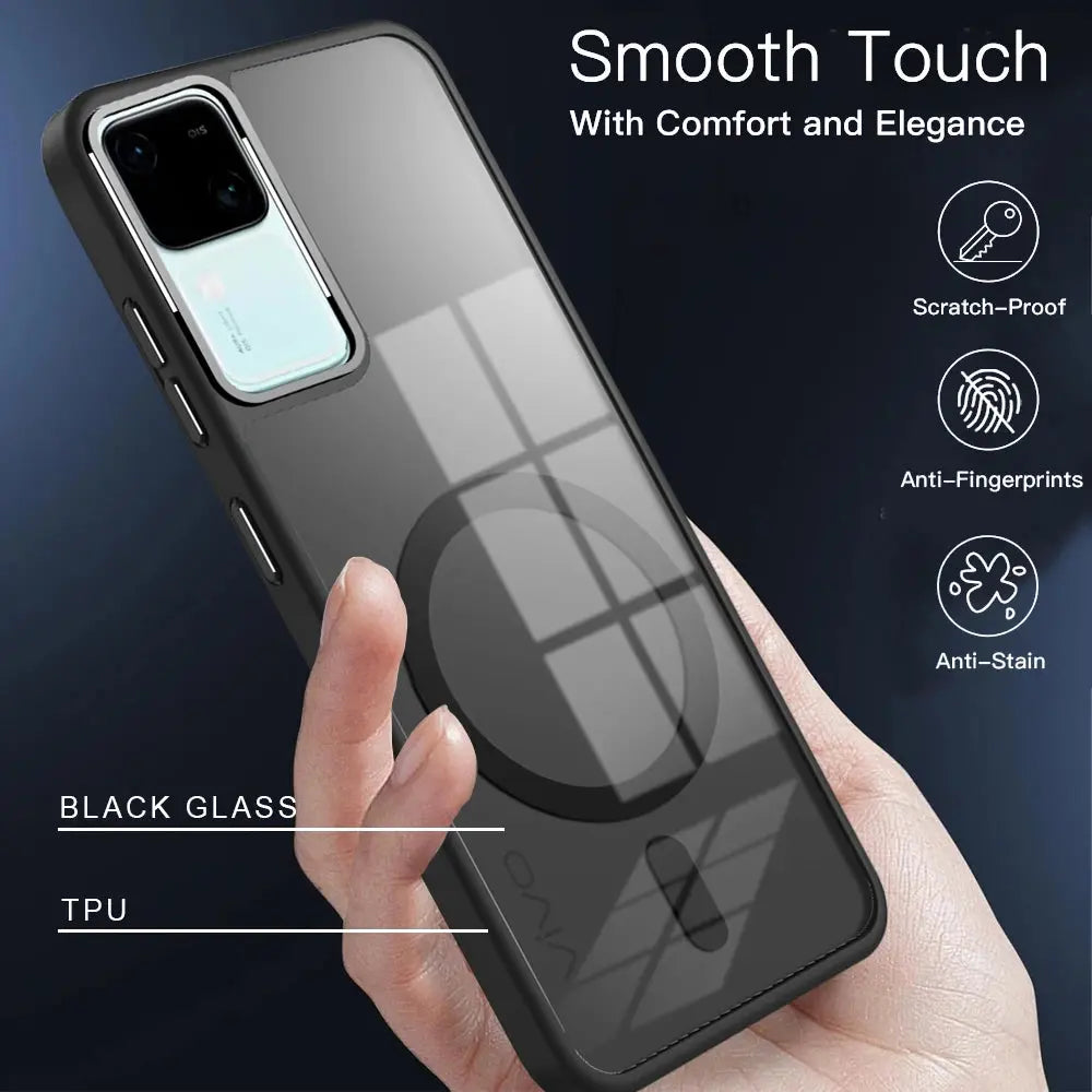 Karwan Hylucent AeroMag MagSafe Case For Vivo V30 Pro | Durable & Drop-Resistant - Premium Case Cover by Karwan