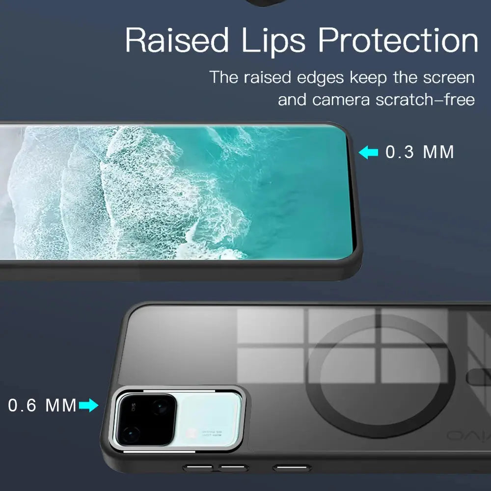 Karwan Hylucent AeroMag MagSafe Case For Vivo V30 Pro | Durable & Drop-Resistant - Premium Case Cover by Karwan