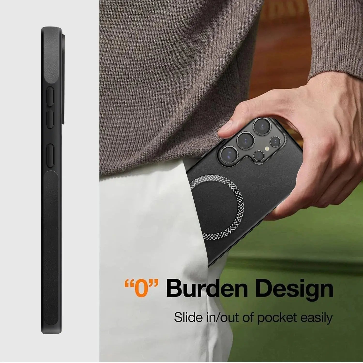 Karwan Signature Leather Mobile Case For Samsung S23Ultra - Karwan