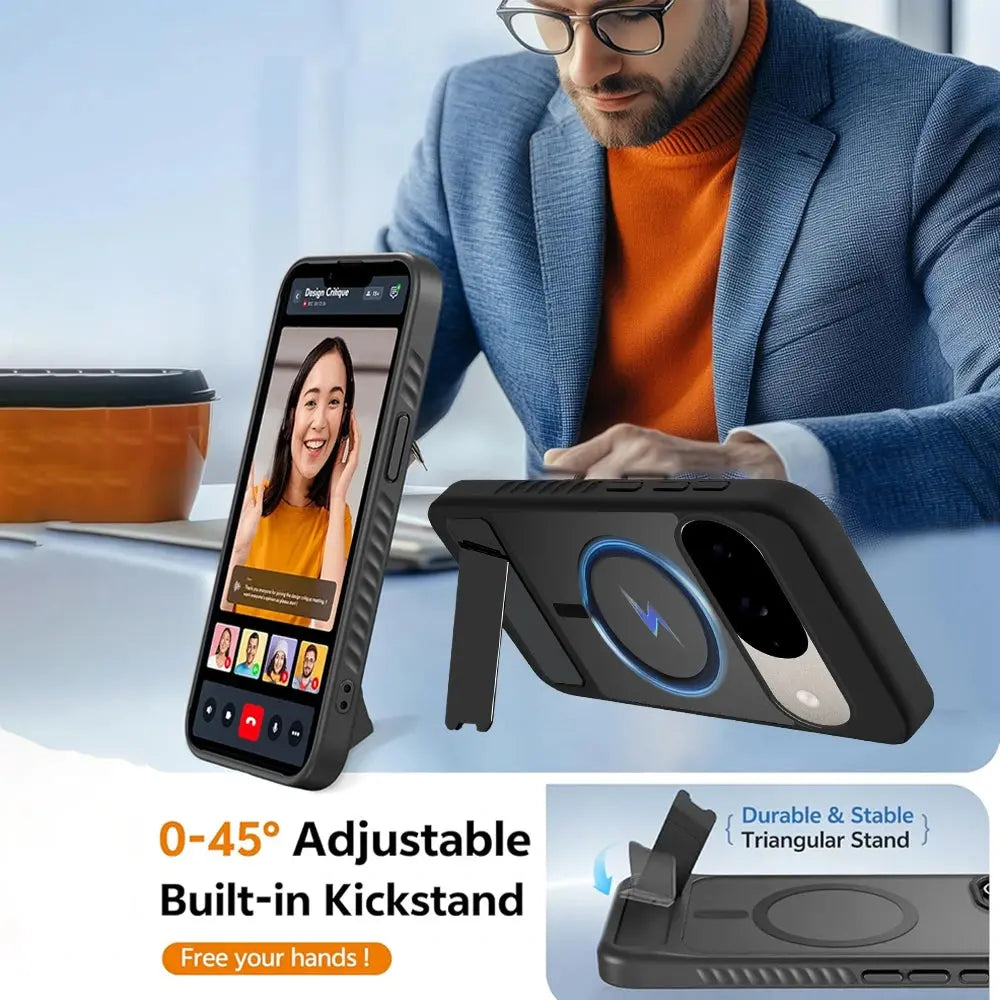Karwan ShieldX MagSafe Kickstand Case for Google Pixel 9 Karwan