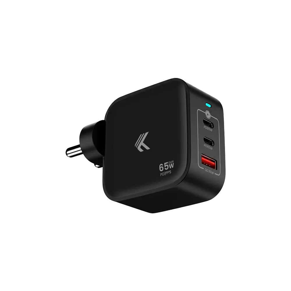 KARWAN GANEX 65W Multi Port Charger Adapter with GaN Technology For MacBook,Laptop,iPhone & All Android Devices - Karwan