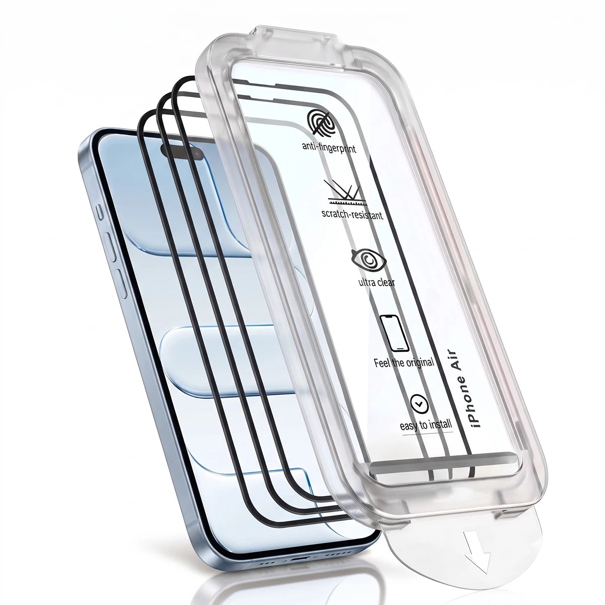 Align 3X Tempered Glass for iPhone 17 Air | Pack of 3