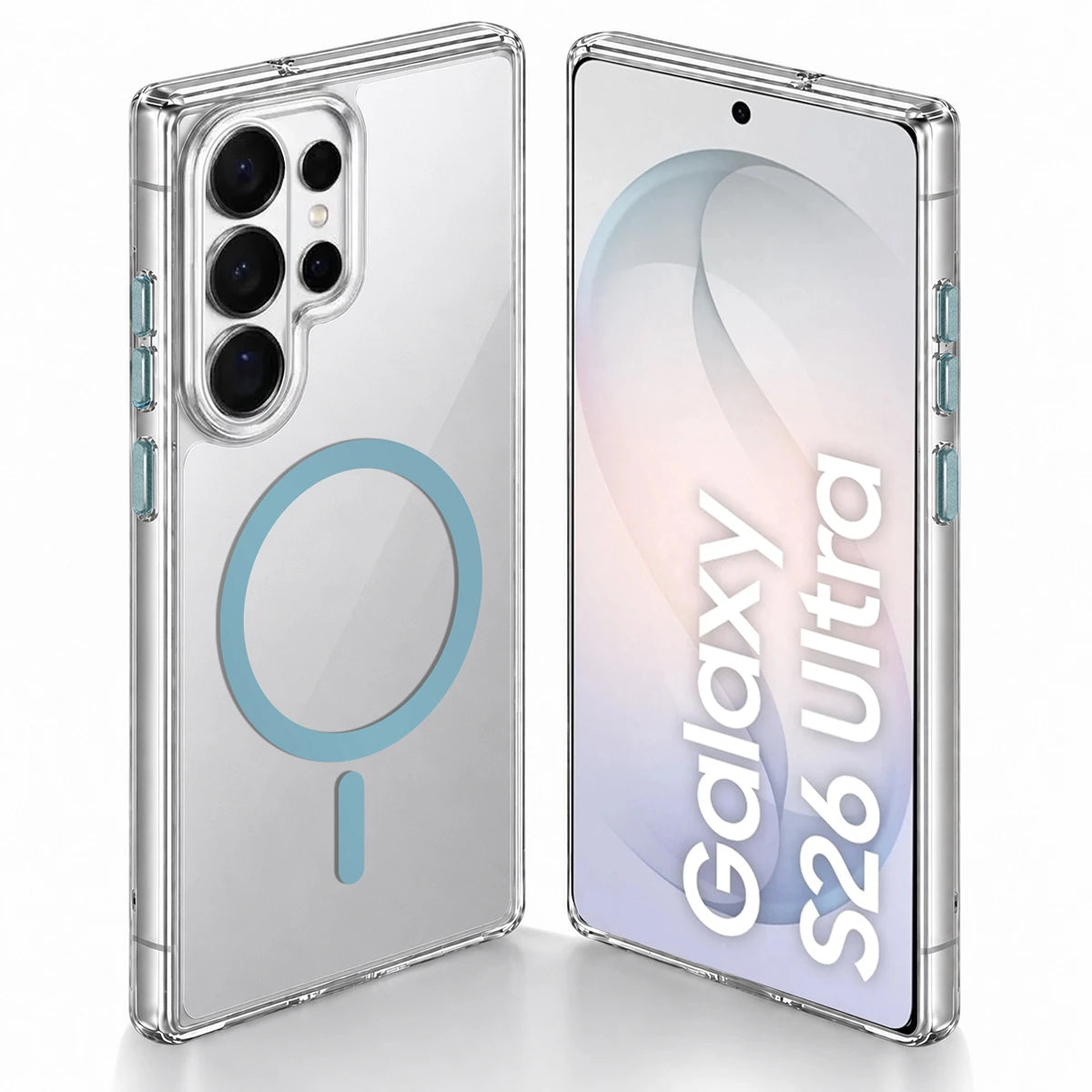 Karwan Magnetic Clear Case for Samsung Galaxy S26 Ultra – Anti-Yellowing MagSafe Cover