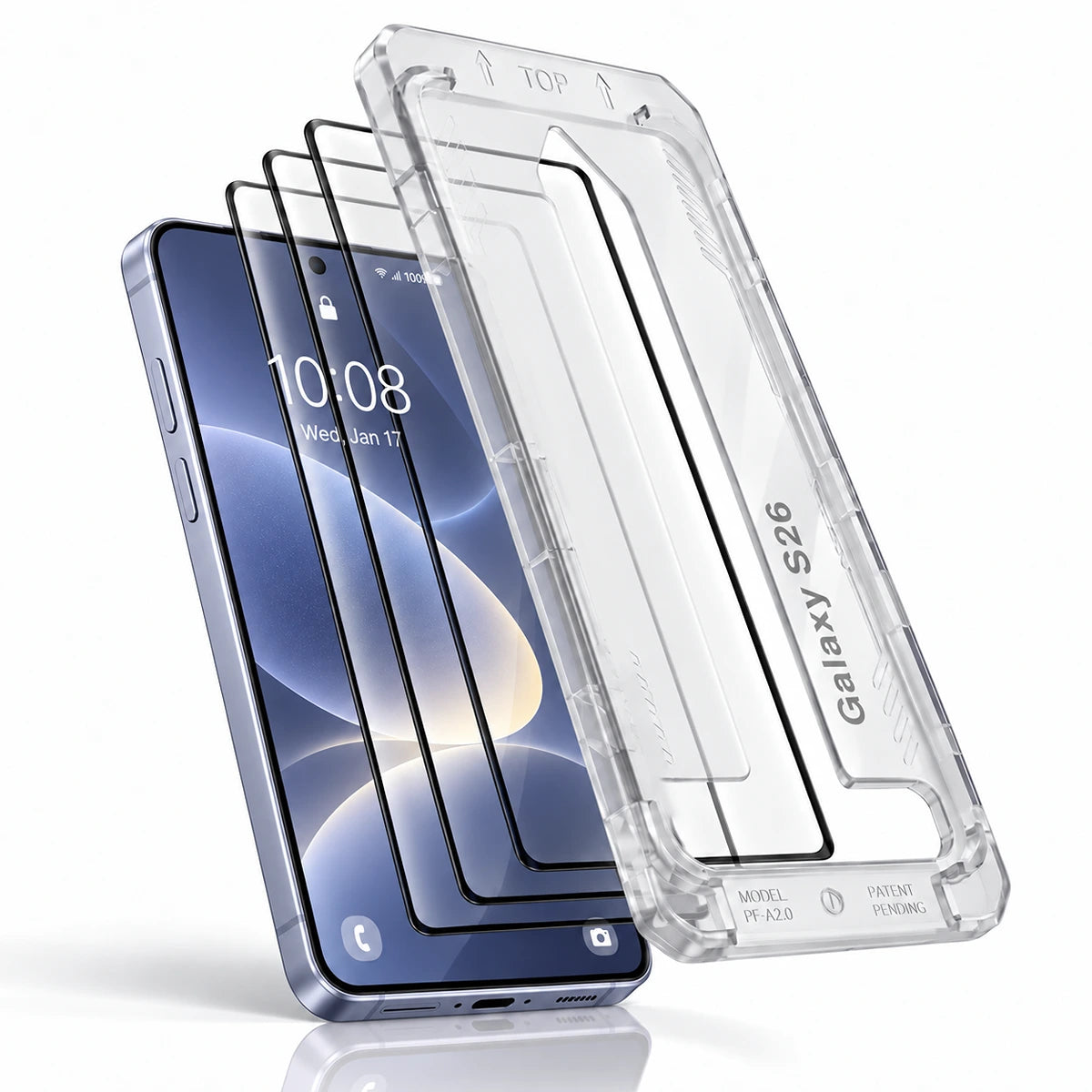 Align 3X Tempered Glass for Samsung S26 | Pack of 3