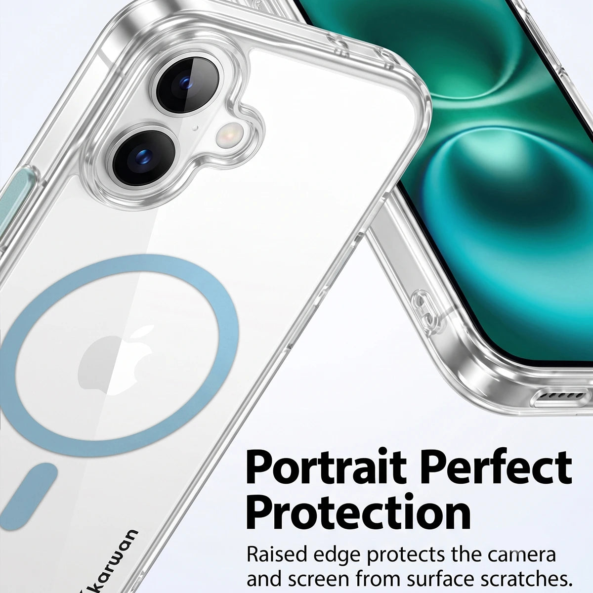 Karwan Magnetic Clear Case for iPhone 17