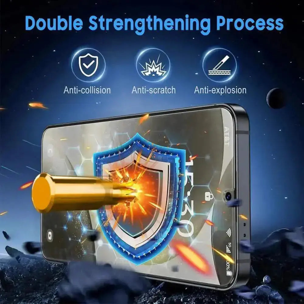 Premium Tempered Glass for Samsung S23 FE| Bubble-Free Easy Applicator | Pack of 2