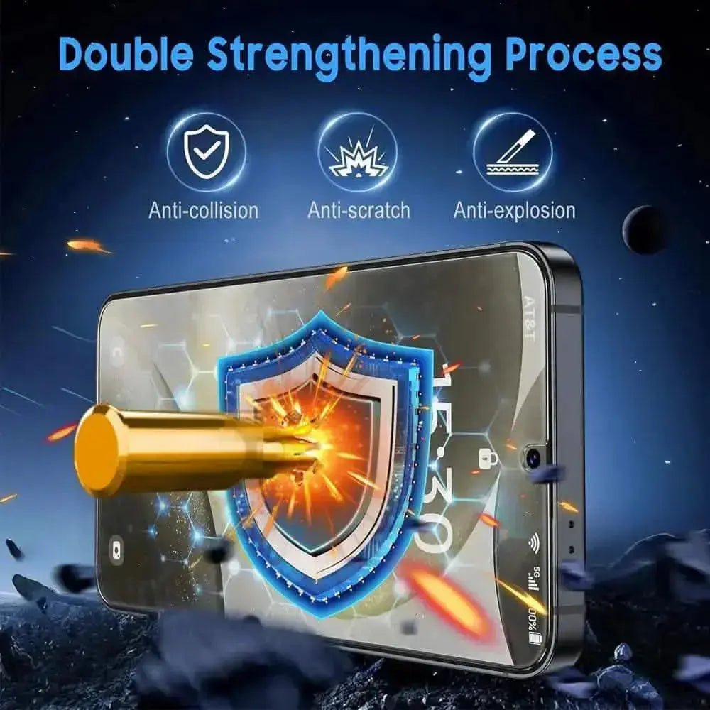 Premium Tempered Glass for Samsung S23 FE| Bubble-Free Easy Applicator | Pack of 2