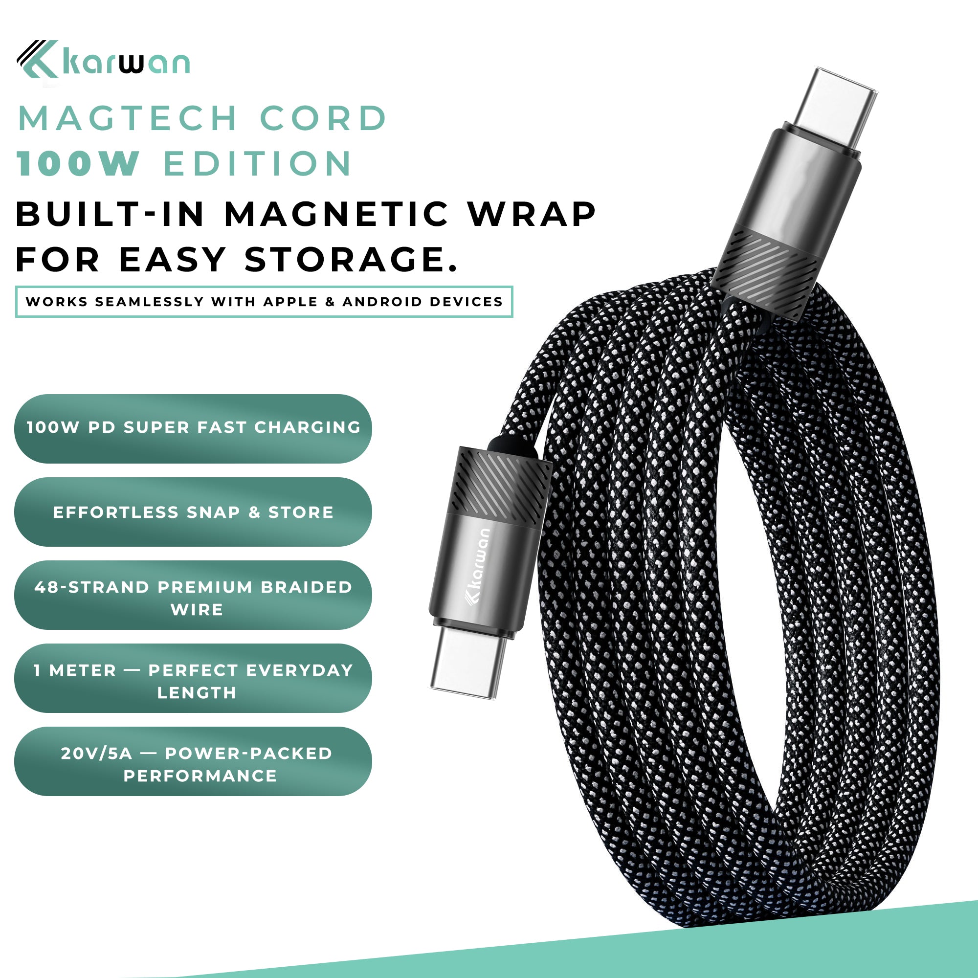 Karwan Magnetic Magtech cord 100W