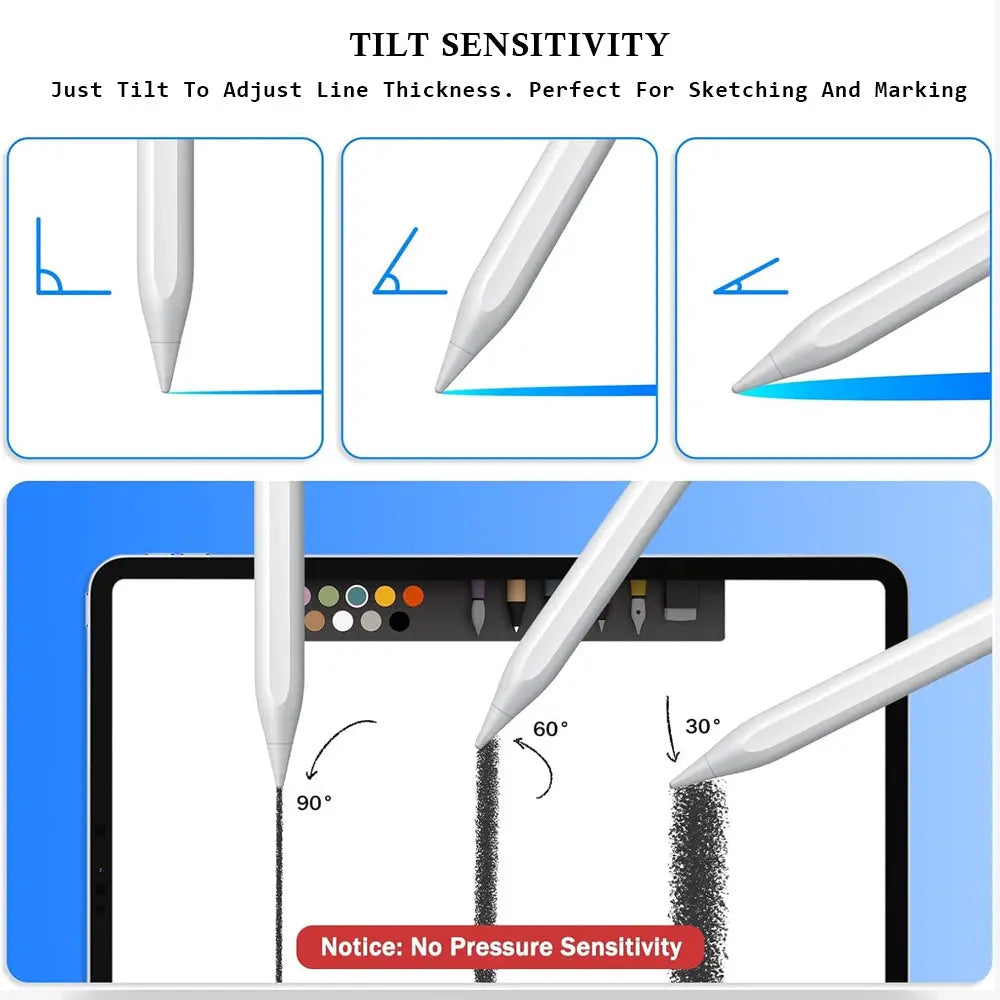 URBONIX iPad Stylus Pen with Display screen – Ultimate iPad tool for Ultra-Precision, comfort, Tilt-Sensitive, Rapid-Charging Design. - Karwan