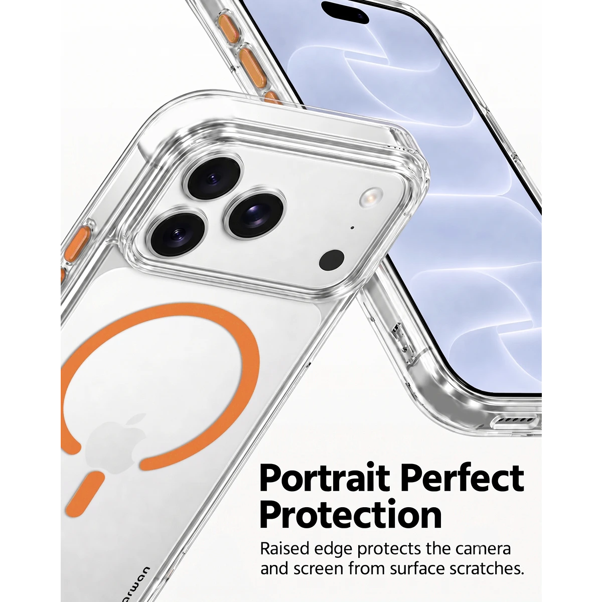 Karwan Magnetic Clear Case for iPhone 18 Pro Max – Anti-Yellowing MagSafe Cover