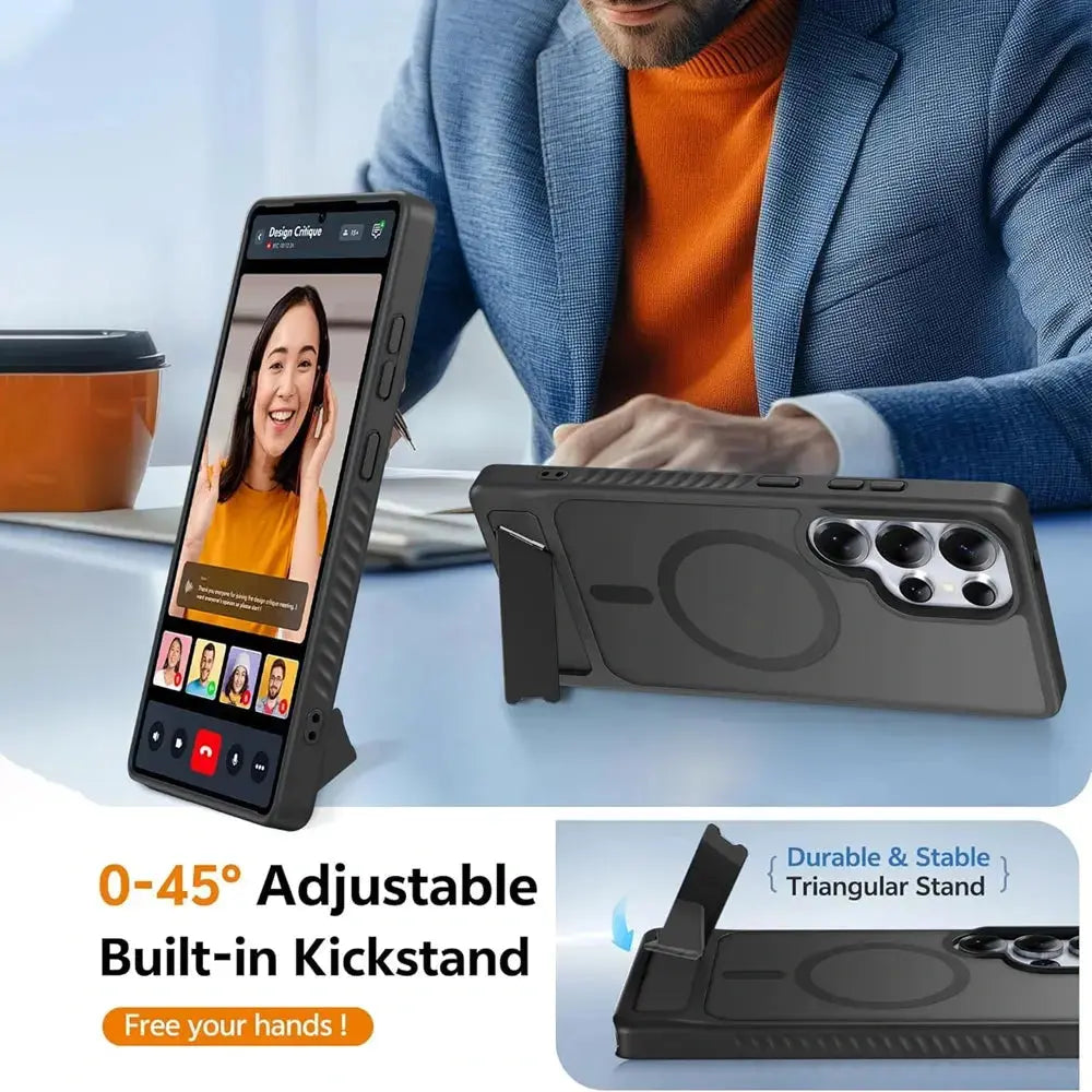 Karwan ShieldX MagSafe Kickstand Case – Ultimate Protection For Samsung S23 Ultra - Premium Case Cover by Karwan