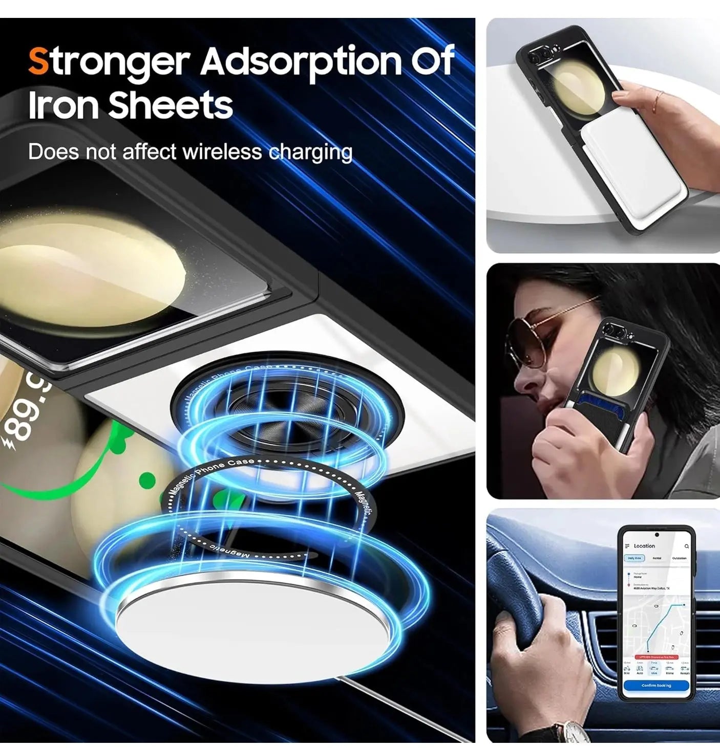 Karwan Orbit 360° Magsafe Ring Stand Case for Samsung Flip 5 - Premium Case Cover by Karwan