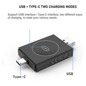 Karwan® Wireless Watch Charger – Fast Charging for Apple iWatch & Samsung Smartwatches | 3W Type-C Pad