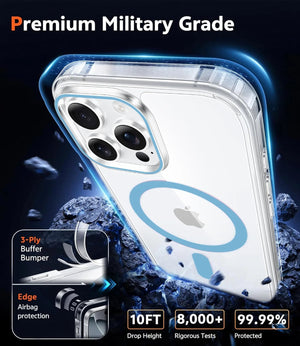 Karwan Magnetic Clear Case for iPhone 15 Pro Max - Karwan