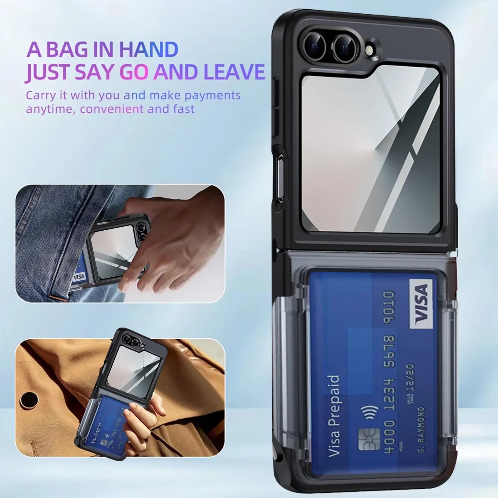 Karwan SnapCard Case For Samsung Galaxy Z Flip 6 Karwan