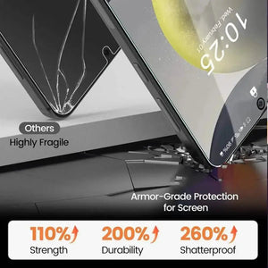 Premium Tempered Glass for Samsung S23 FE| Bubble-Free Easy Applicator | Pack of 2