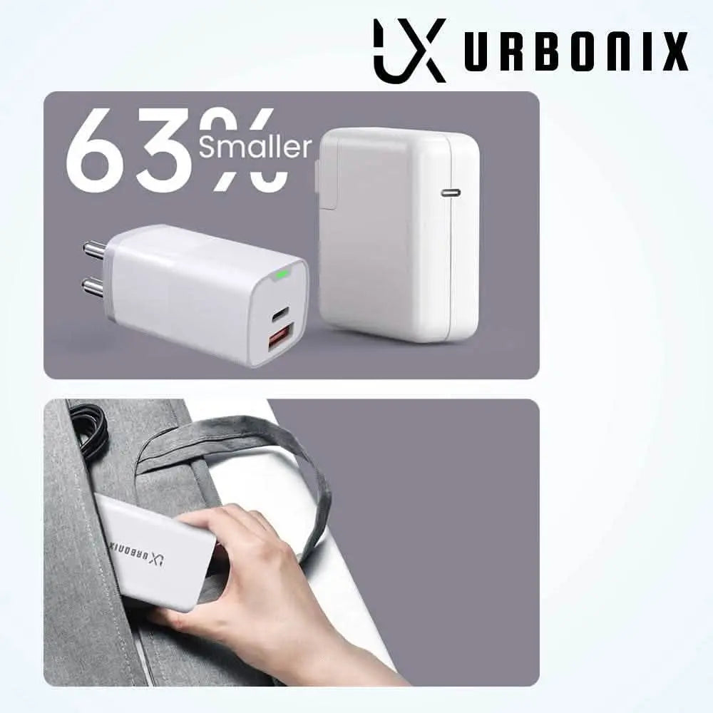 Urbonix 65W Fast Charger with Lightning Cable | Perfect for Apple Devices