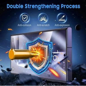 Premium Tempered Glass for Samsung S24 Ultra| Bubble-Free Easy Applicator | Pack of 2 |