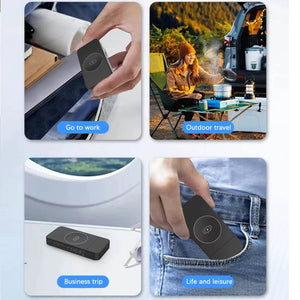 Karwan® Wireless Watch Charger – Fast Charging for Apple iWatch & Samsung Smartwatches | 3W Type-C Pad