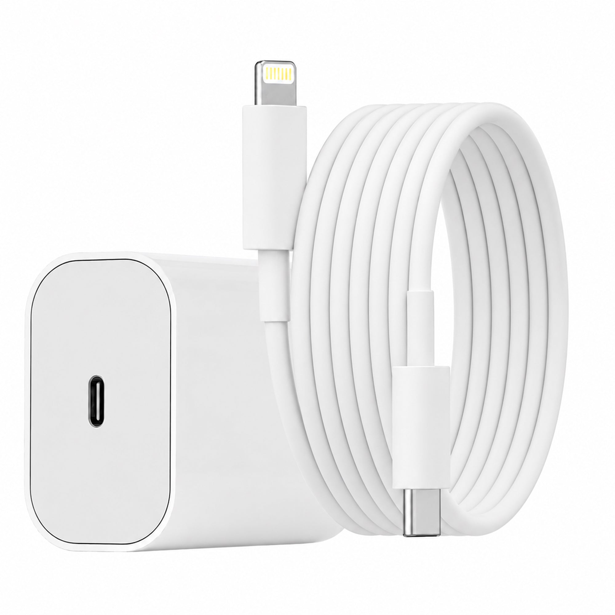 KARWAN 20W PD 3.0 USB-C Charging Adapter with Type-C to Lightning Cable for iPhone 14/13/12/11/X/Mini/Pro/Pro Max Series & More