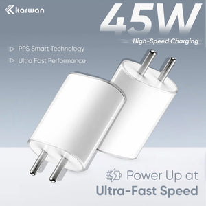 KARWAN 45W PD & PPS USB - C Charging Adapter with Type C Cable for Nothing Devices - Karwan