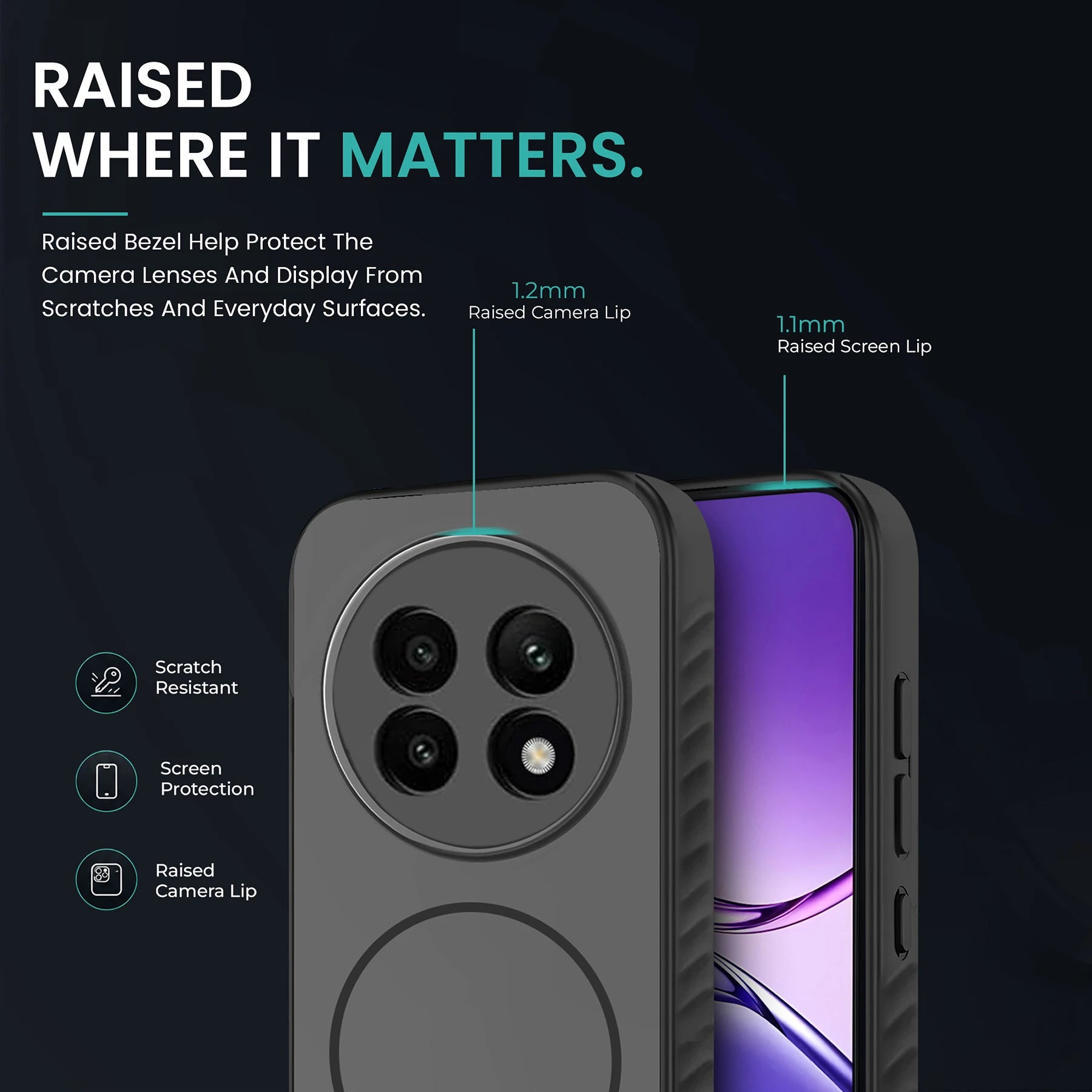 KARWAN D-GRIP MAGEAZE CASE Cover For Compatible With Oppo F29 Pro