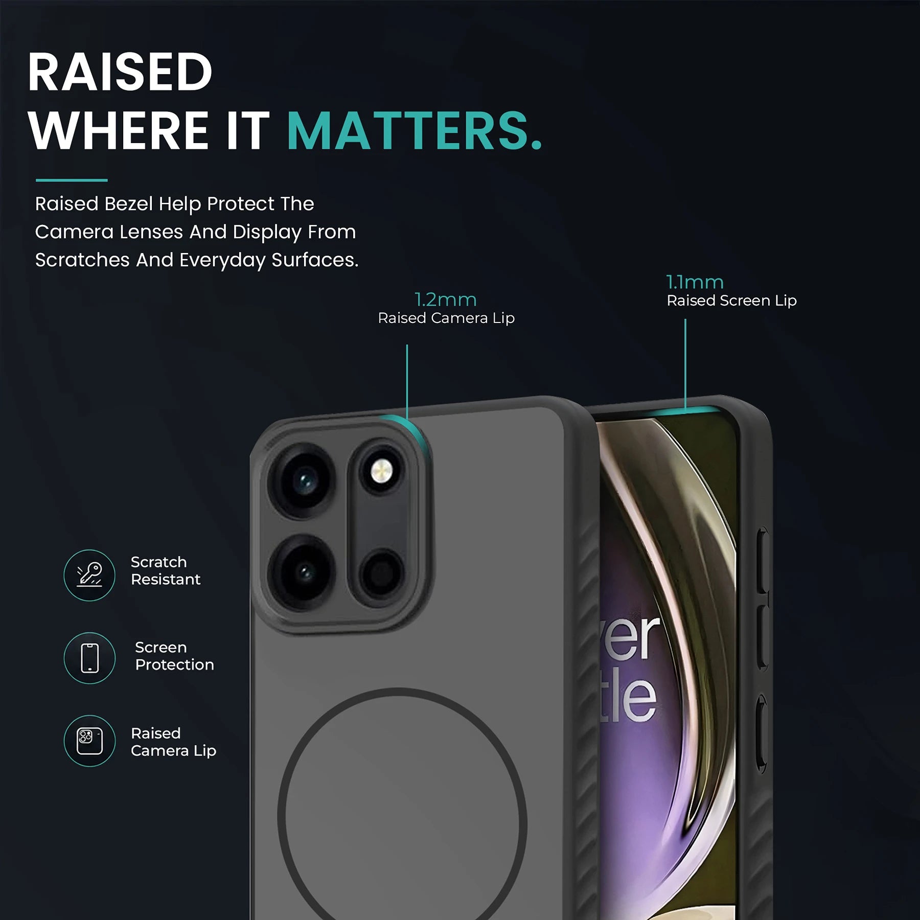KARWAN D-GRIP MAGEAZE CASE Cover For Compatible With Oneplus Nord 6