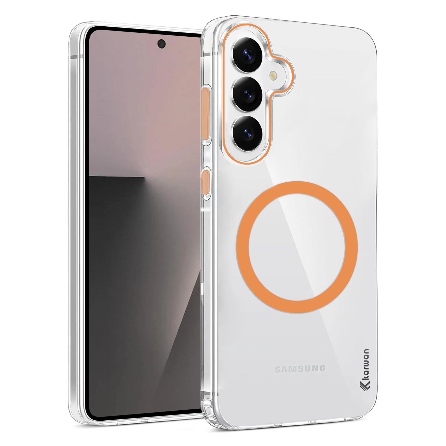Karwan Magnetic Clear Case for Samsung Galaxy S25 Plus – Anti-Yellowing MagSafe Cover
