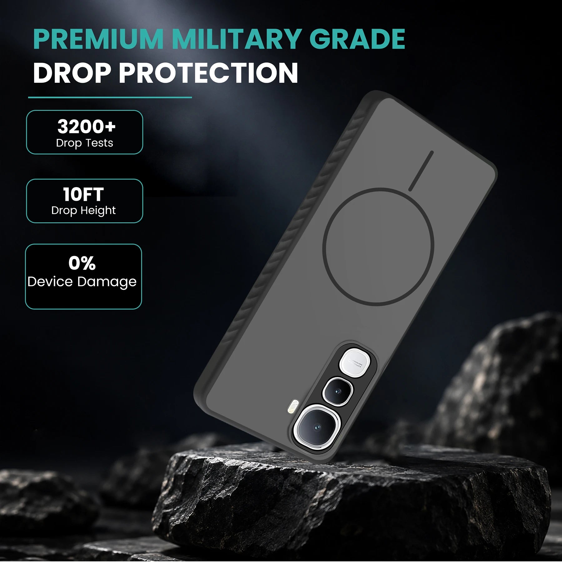 KARWAN D-GRIP MAGEAZE CASE Cover For Compatible With Vivo Y400 Pro