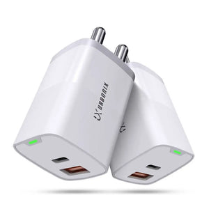 Urbonix 65W Fast Charging Adapter Only with Dual USB Ports | High Efficiency and Safety