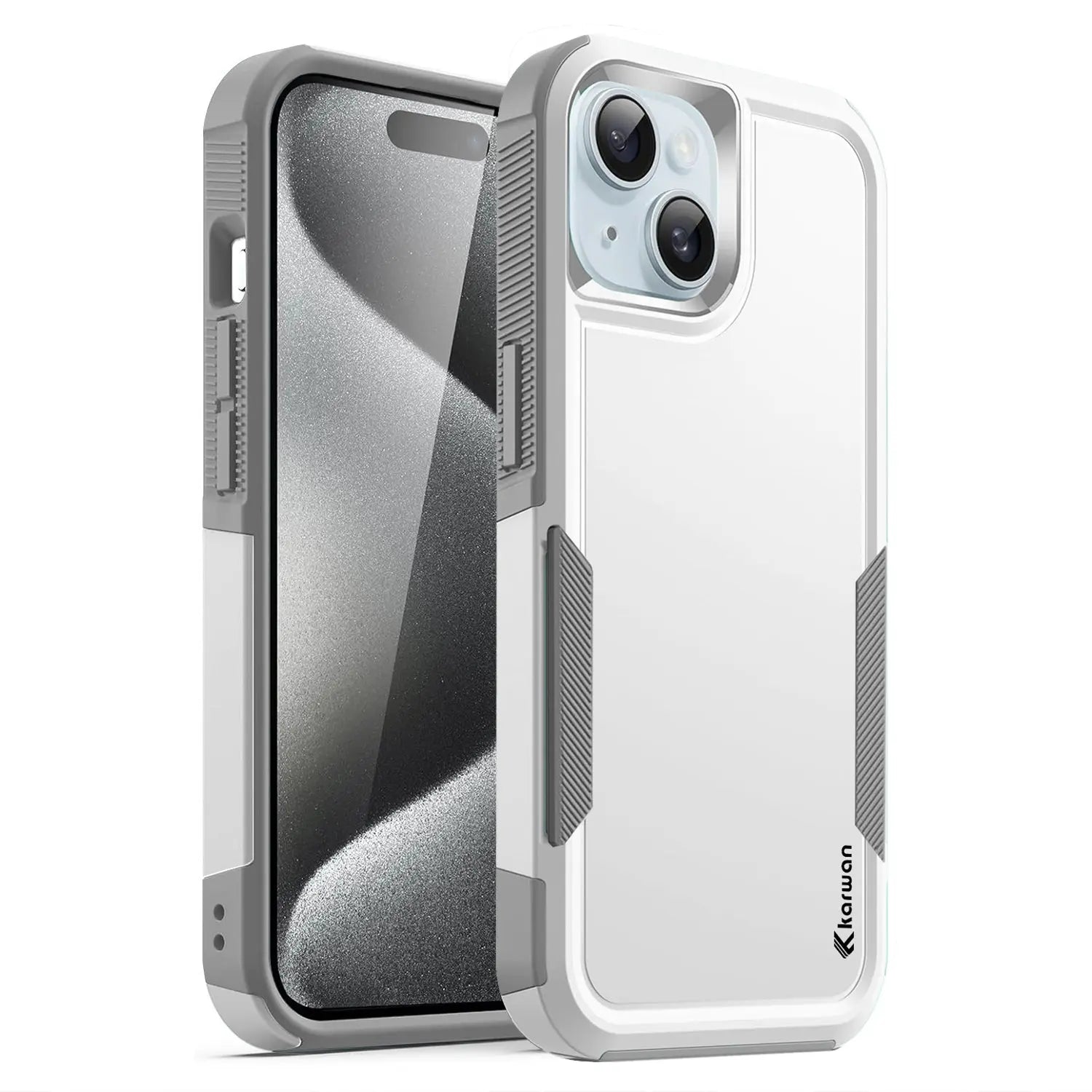 Karwan Immortal Dual Layer iPhone 15 Rugged Back Case Karwan