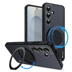 Karwan GhostRing MagSafe Rotating Ring Stand Case For Samsung Galaxy A55 - Karwan