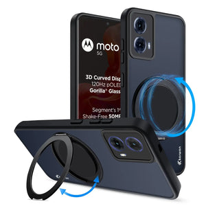 Karwan GhostRing MagSafe Rotating Ring Stand Case For Motorola G85 - Karwan