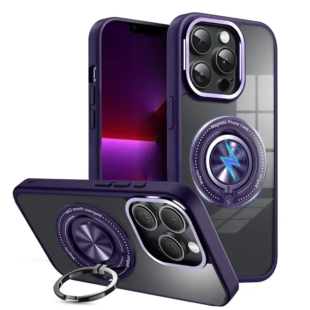 Karwan Orbit 360° Magsafe Ring Stand Case for iPhone 15 Pro - Premium Case Cover by Karwan