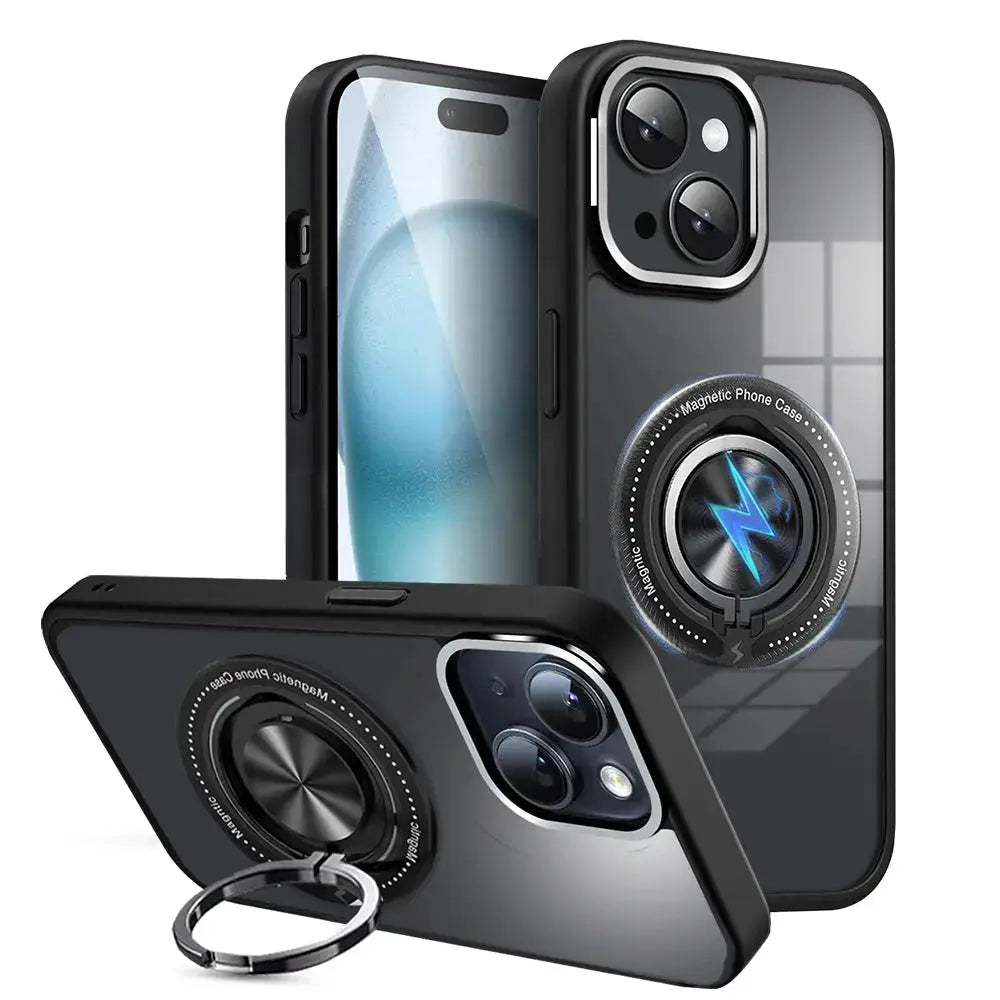 Karwan Orbit 360° Magsafe Ring Stand Case for iPhone 15 - Premium Case Cover by Karwan