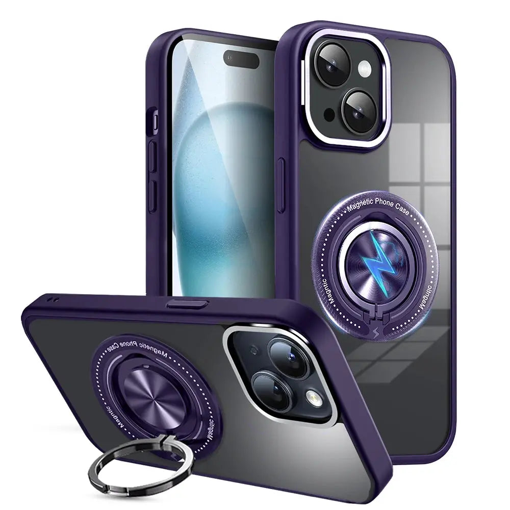 Karwan Orbit 360° Magsafe Ring Stand Case for iPhone 15 - Premium Case Cover by Karwan