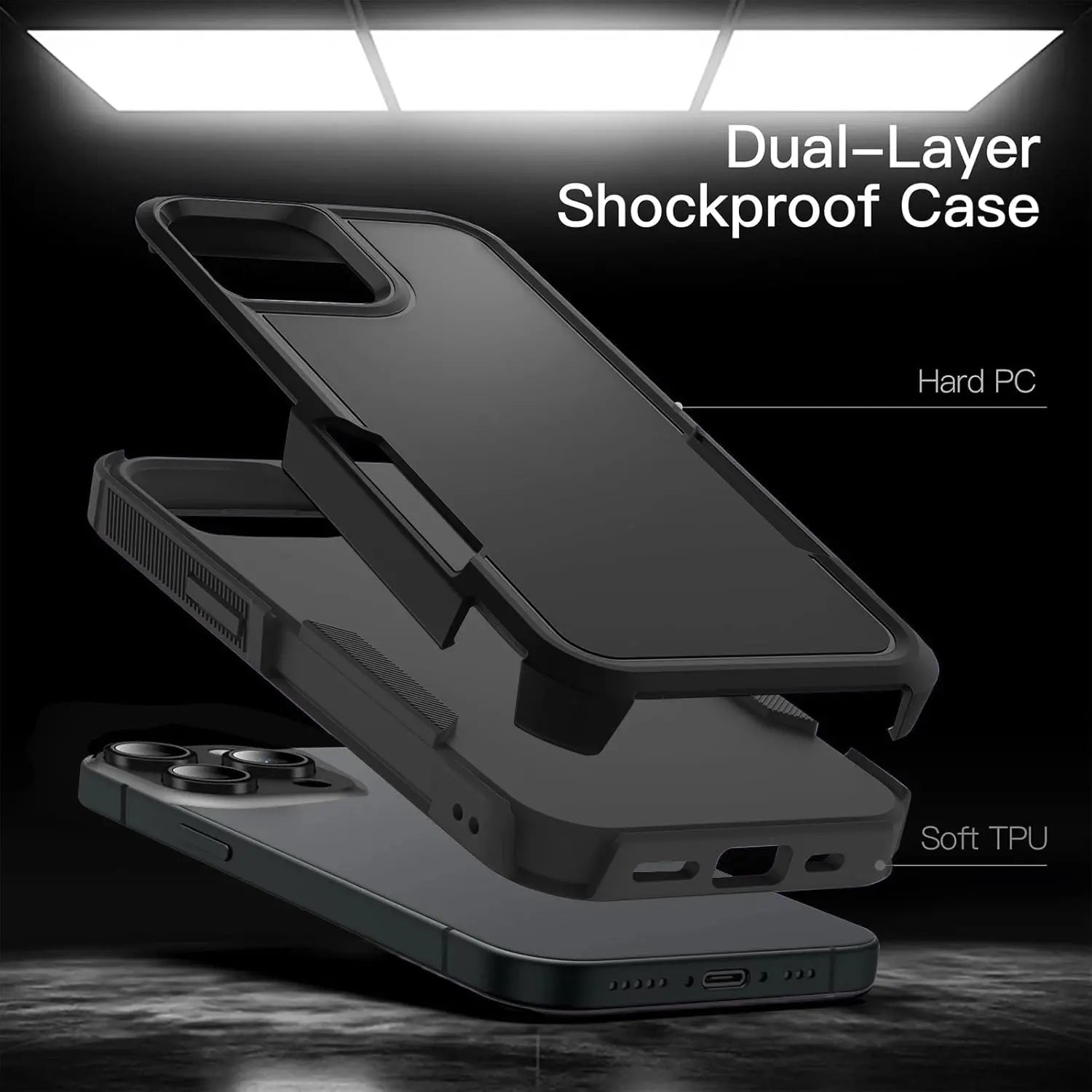 Karwan Immortal Dual Layer iPhone 16 Pro Max Rugged Back Case - Karwan