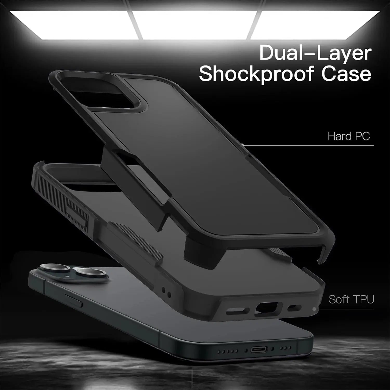 Karwan Immortal Dual Layer iPhone 15 Plus Rugged Back Case - Karwan