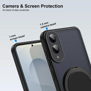 Karwan GhostRing MagSafe Rotating Ring Stand Case For Samsung Galaxy S25 Edge Karwan