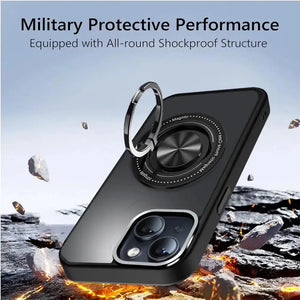 Karwan Orbit 360° Magsafe Ring Stand Case for iPhone 15 - Premium Case Cover by Karwan