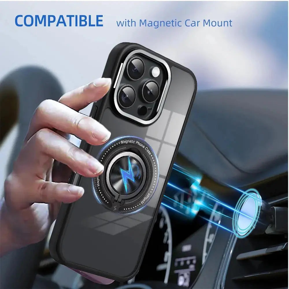 Karwan Orbit 360° Magsafe Ring Stand Case for iPhone 16 Pro - Premium Case Cover by Karwan