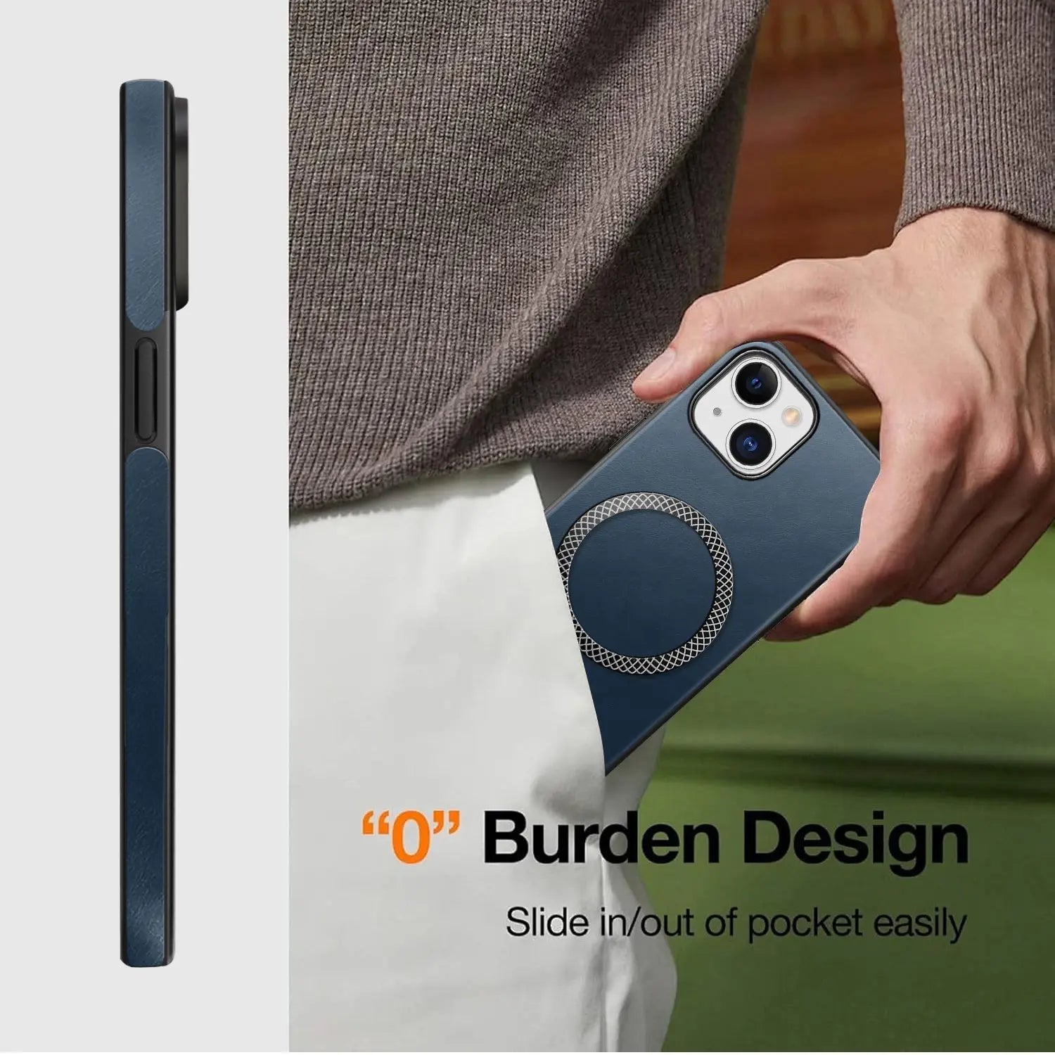 Karwan Signature Leather Mobile Case For iPhone 14 Karwan