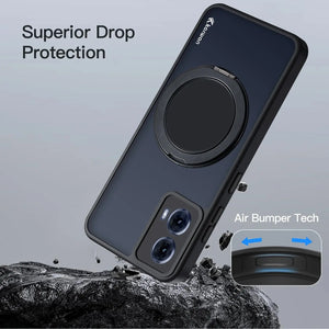 Karwan GhostRing MagSafe Rotating Ring Stand Case For Motorola G85 - Karwan