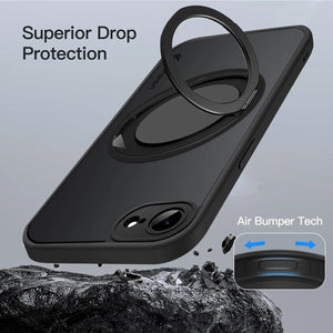 Karwan GhostRing MagSafe Rotating Ring Stand Case For iPhone 16E - Karwan